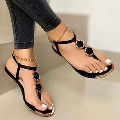 Women's Flat Sandal Summer Beach Shoes - Muselune