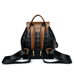 Casual Multi function PU Leather Backpack - Muselune