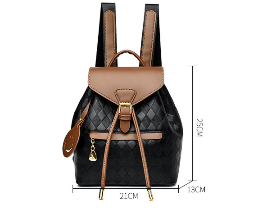 Casual Multi function PU Leather Backpack - Muselune