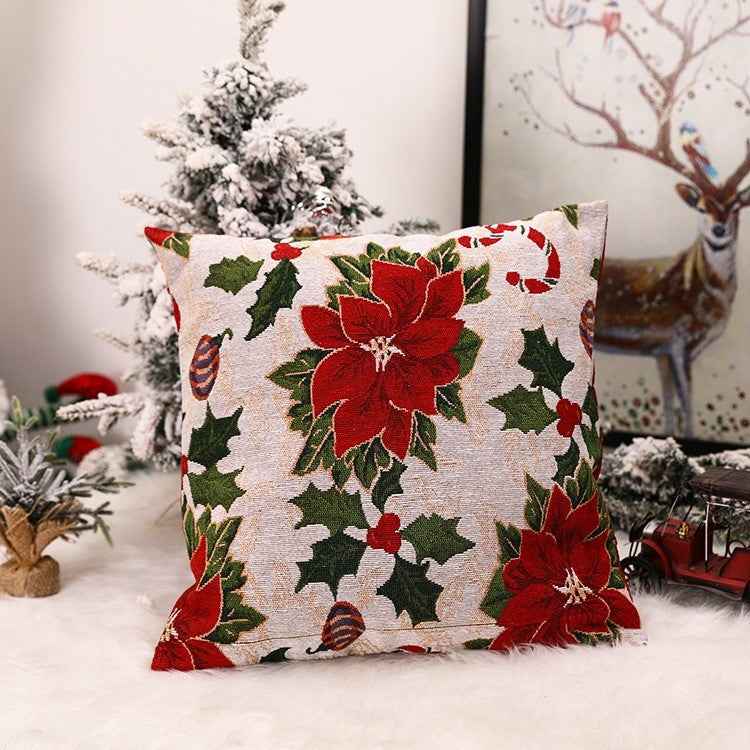 Christmas Square Pillow Cover