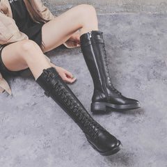 Short Plush Long High Flat Boots The Muse