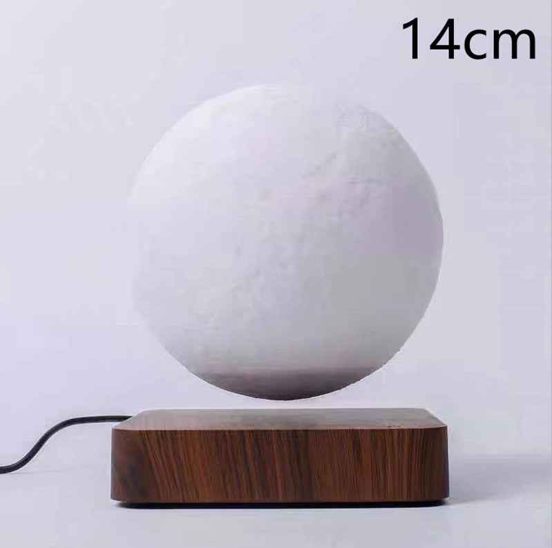 Levitating Moon Lamp – 3D Planet Night Light - Muselune