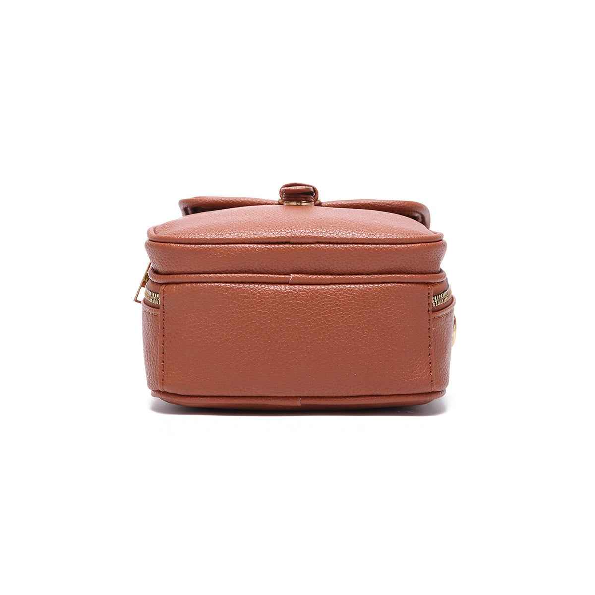 Vintage Capacity PU Leather Crossbody Bag - Muselune