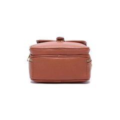 Vintage Capacity PU Leather Crossbody Bag - Muselune