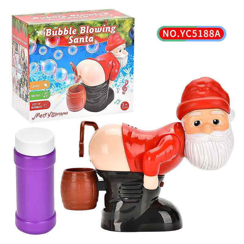 Farting Santa Bubble Machine