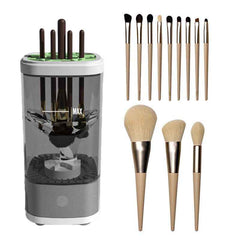 Cross-border new fully automatic quick-drying electric makeup brush cleaner household beauty brush drying tool cleaning machine