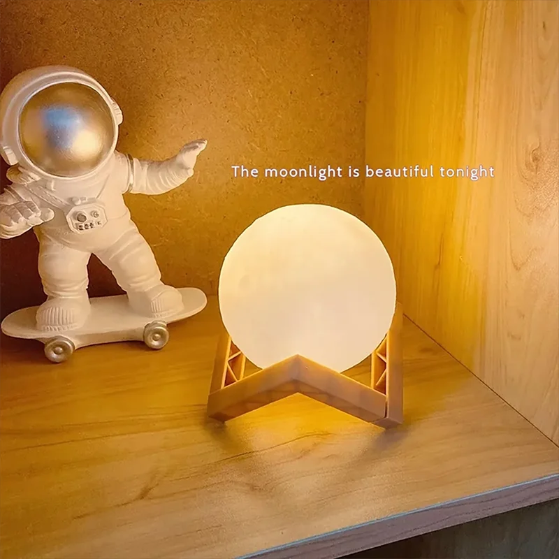 Moon Light Galaxy Lamp - 7-Colour LED Light for a Cosmic Experience - Muselune