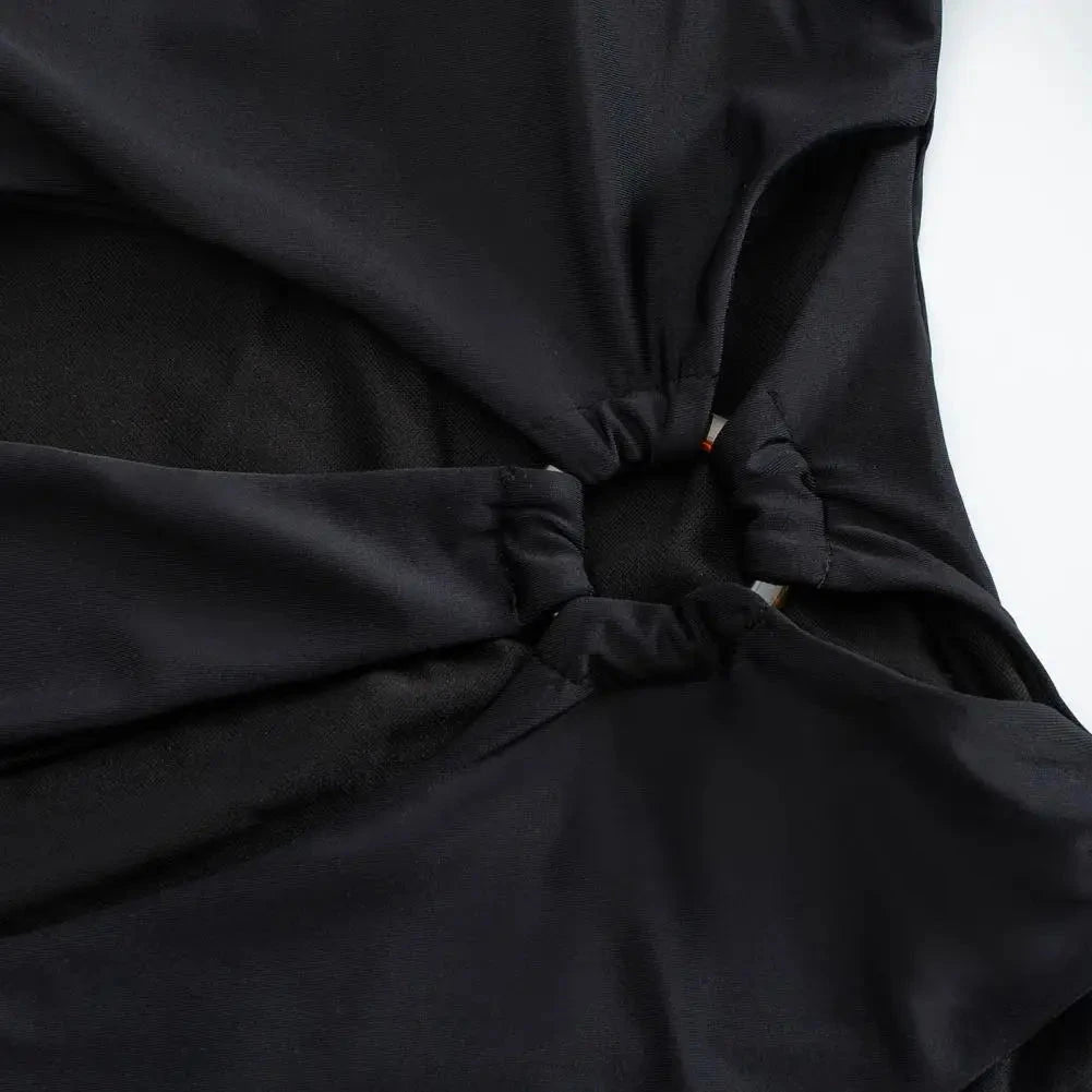 Elegant Hollow Square Neck Padded Bikini