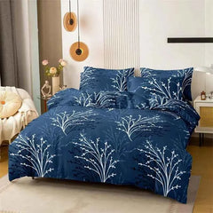 Kuup Queen Size Matte Duvet – Floral Branch Design & Skin-Friendly - Muselune