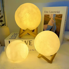 Moon Light Galaxy Lamp - 7-Colour LED Light for a Cosmic Experience - Muselune