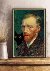 Cute Digital Cats Poster – Funny DIY Cartoon Wall Art - Muselune