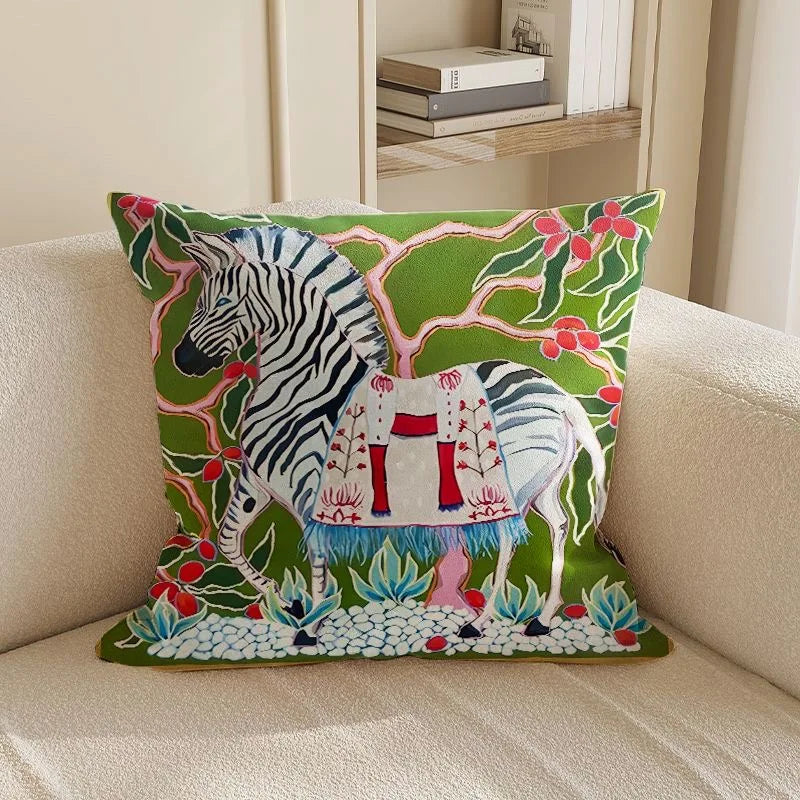 Exotic Animal Style Digital Printing Pillow Cover Muselune