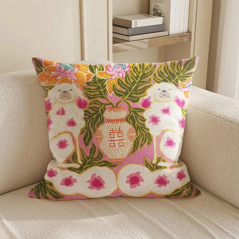 Exotic Animal Style Digital Printing Pillow Cover Muselune