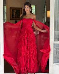Sansa Strapless Lace Prom Dress - Muselune