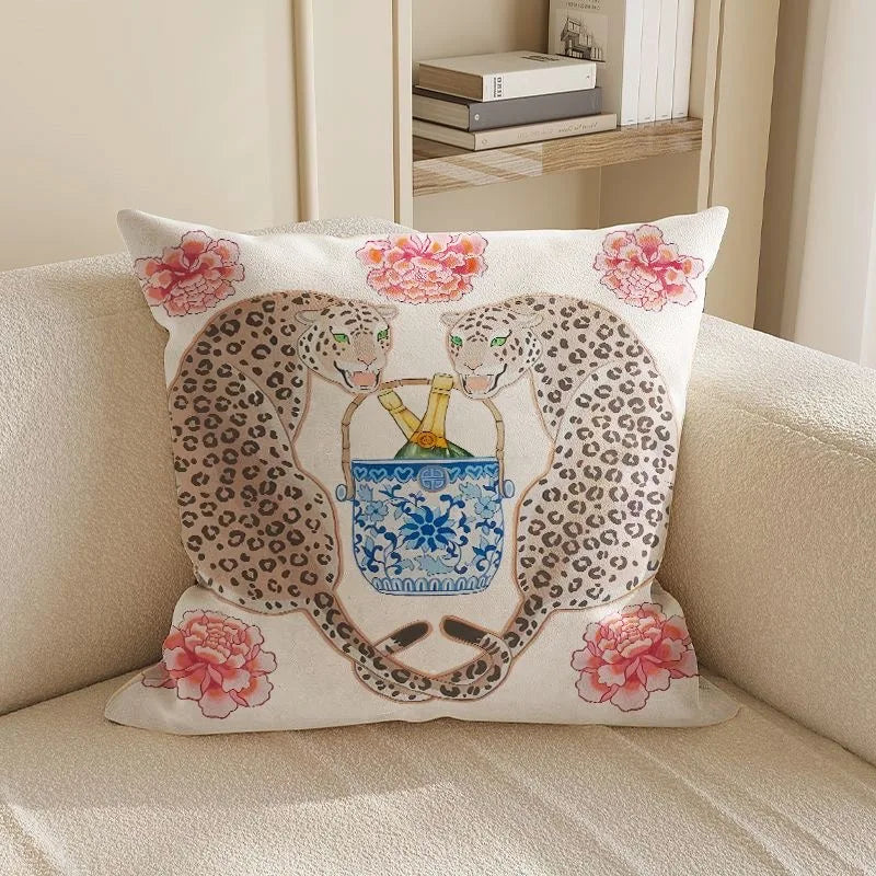 Exotic Animal Style Digital Printing Pillow Cover Muselune