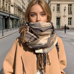 New Winter Tassel Shawl Long Scarves Muselune