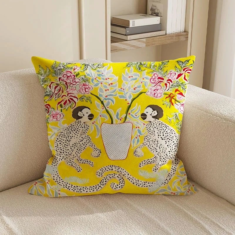 Exotic Animal Style Digital Printing Pillow Cover Muselune