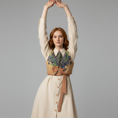 Muse Vintage Van Gogh Floral Dress