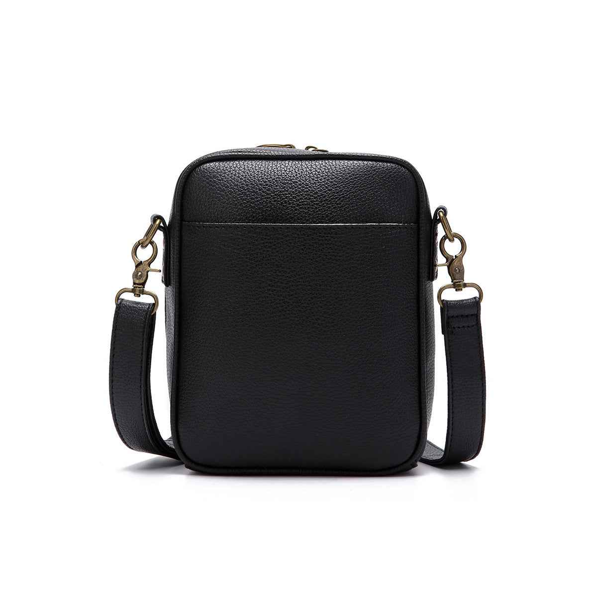 Vintage Capacity PU Leather Crossbody Bag - Muselune
