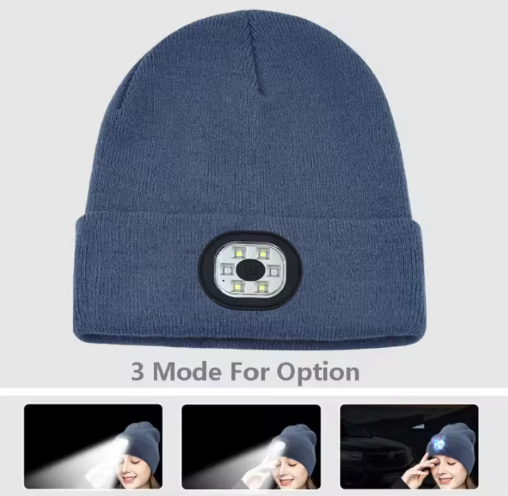 Bluetooth Beanie with Light Muselune