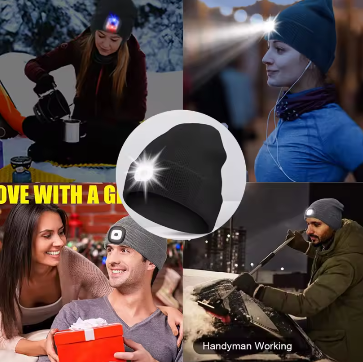 Bluetooth Beanie with Light